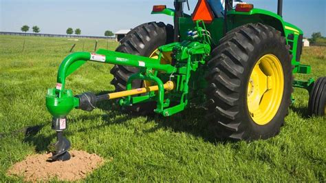 john deere tractor auger attachment